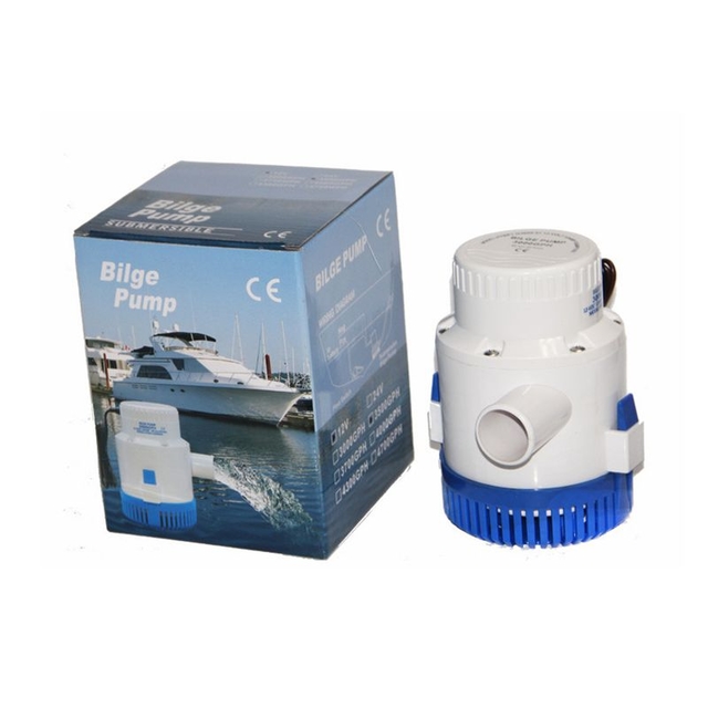 Whaleflo Non Automatic 3000GPH 3500GPH 3700GPH DC 12V 24V Submersible Boat Electric Bilge Pump